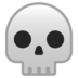 安卓系统里的颅骨/骷髅emoji表情