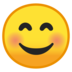 安卓系统里的微笑的脸和微笑的眼睛emoji表情