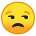安卓系统里的有点郁闷的脸emoji表情