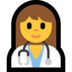 Windows系统里的女保健员emoji表情