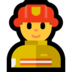 Windows系统里的消防员emoji表情