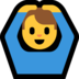Windows系统里的做“好”手势的男人emoji表情