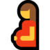 Windows系统里的孕妇emoji表情
