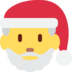 Twitter里的圣诞老人emoji表情