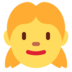Twitter里的女孩emoji表情