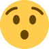 Twitter里的小困惑的脸emoji表情