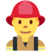 Twitter里的消防员emoji表情