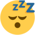Twitter里的睡觉的脸emoji表情