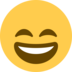 Twitter里的微笑的脸和微笑的眼睛emoji表情