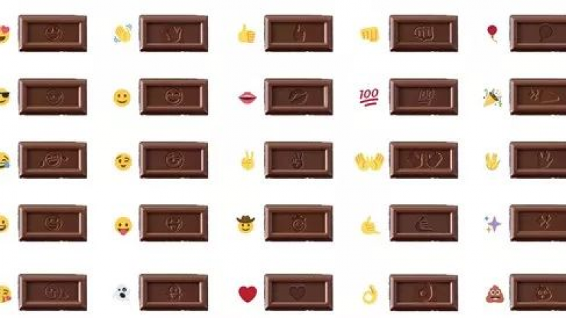 好时的“恶趣味”，把emoji刻上巧克力缩略图