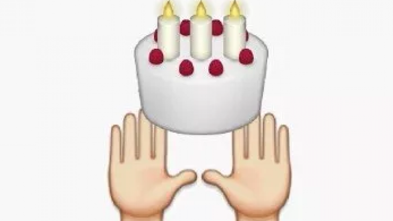 表情包：一组emoji表情祝福生日快乐的表情包缩略图