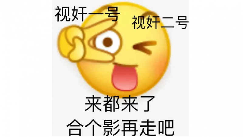 表情包：小黄脸的表情，合个影再走吧缩略图