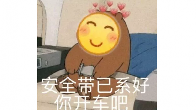 emoji表情包：安全带已系好，你开车吧！缩略图