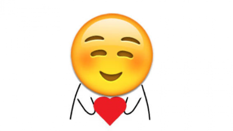 emoji表情包 | 手捧着小爱心表情包